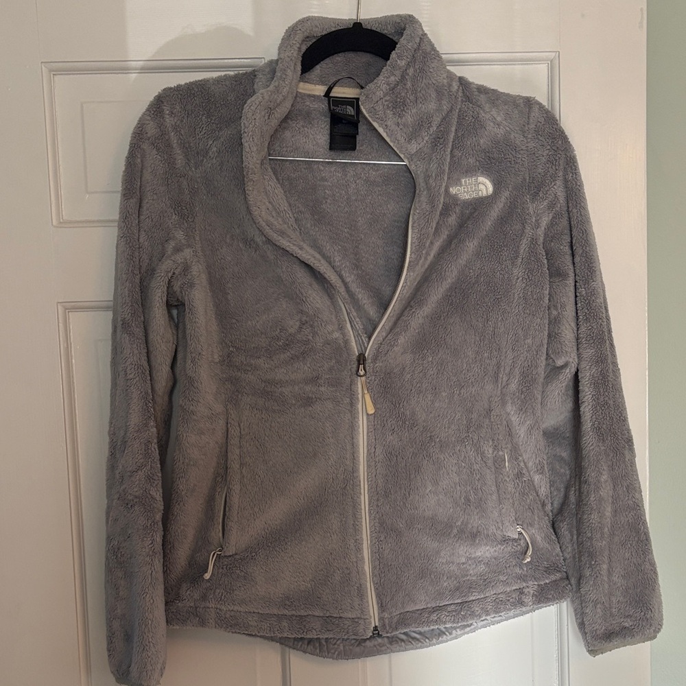 The North Face Women's Soft Gray Teddy Jacket